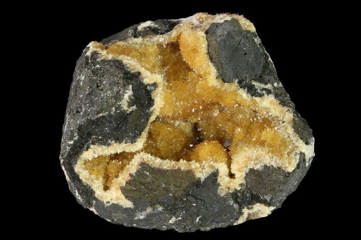 Orange Calcite Crystal Cluster - Poland #148373